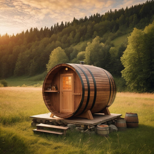barrel sauna